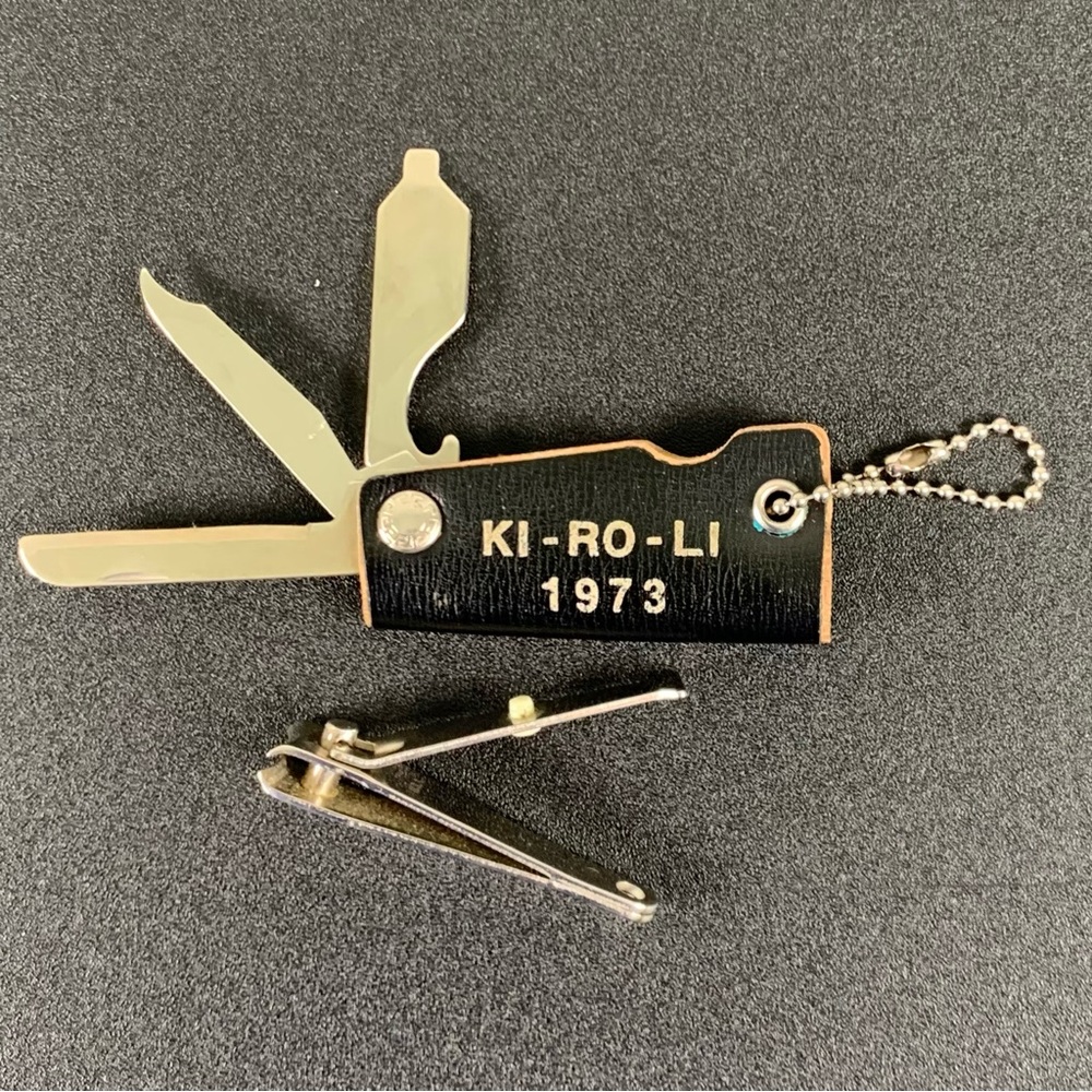 Vintage Nail Care Multi-Tool Keychain